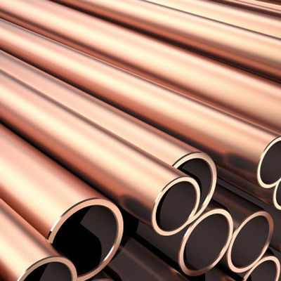 ASTM C11000 C10200 Pure Copper Metal Pipe For Air Conditioner
